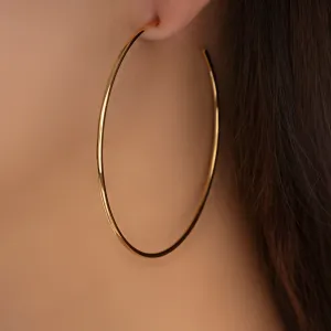 14K Dakota Hoops