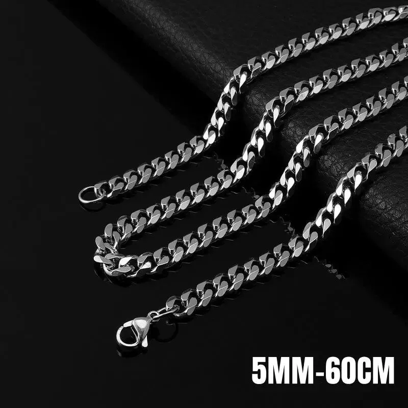 2023 Punk Devil Skull Necklaces For Men Women Goth Retro Demon Mask Pendant Titanium Steel Necklace Cool New Party Jewelry Gift