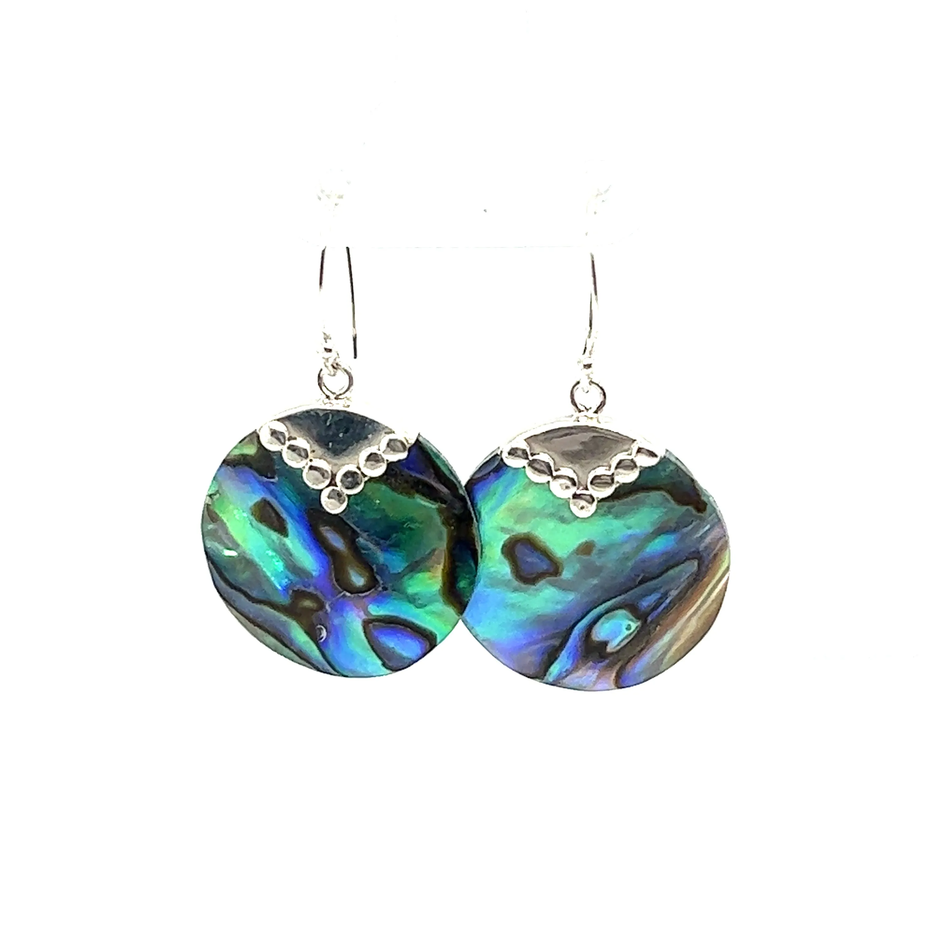 Abstract Abalone Earrings