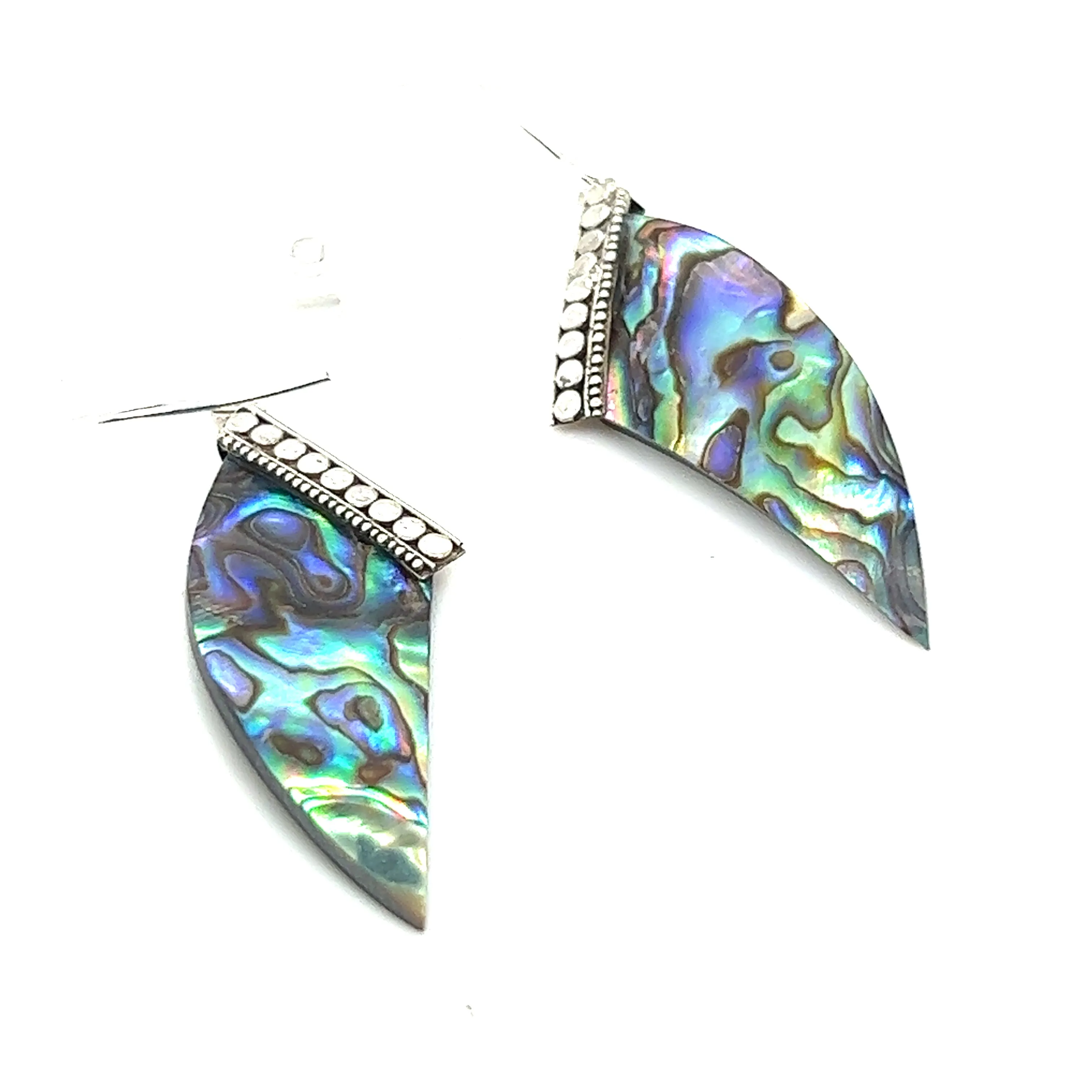Abstract Abalone Earrings