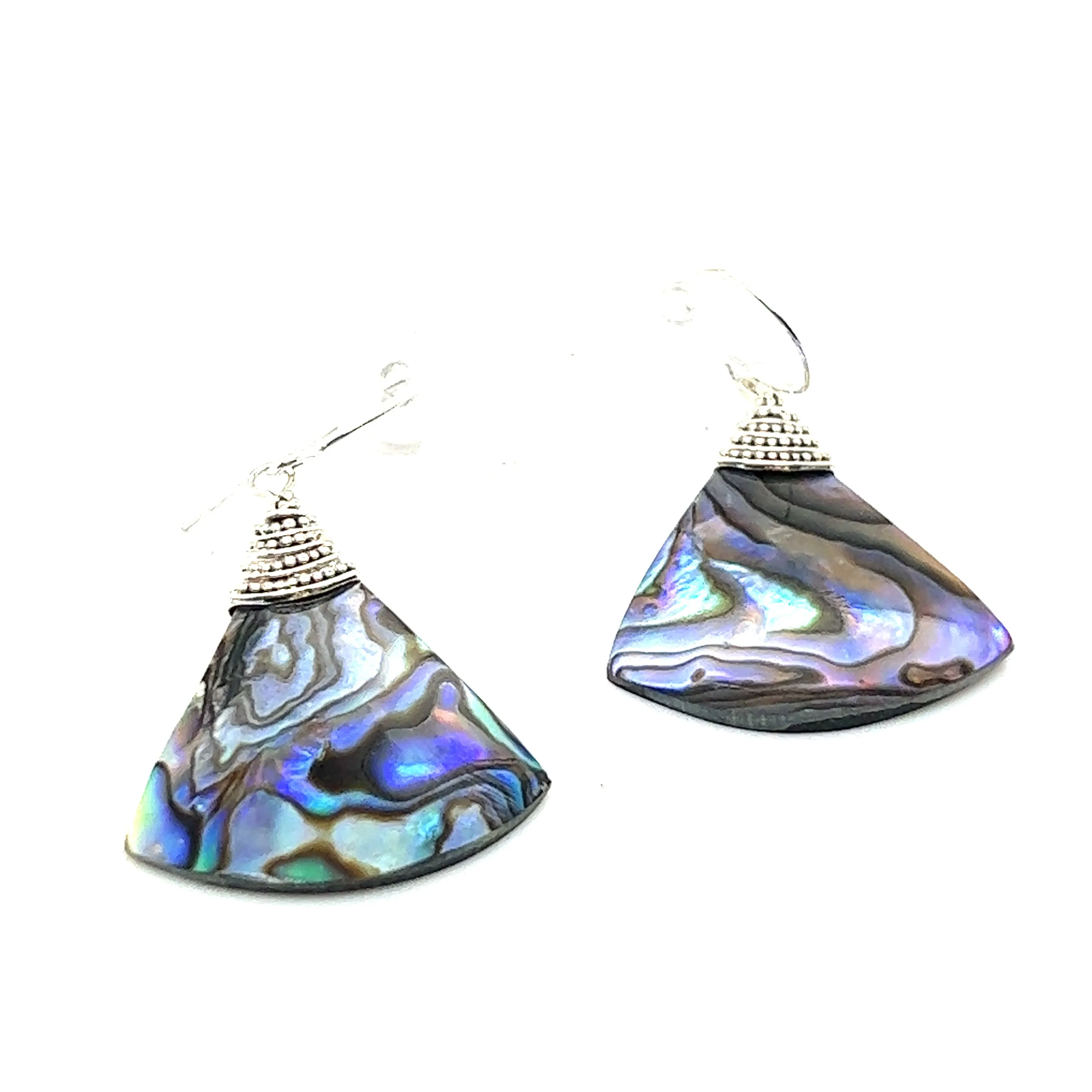 Abstract Abalone Earrings
