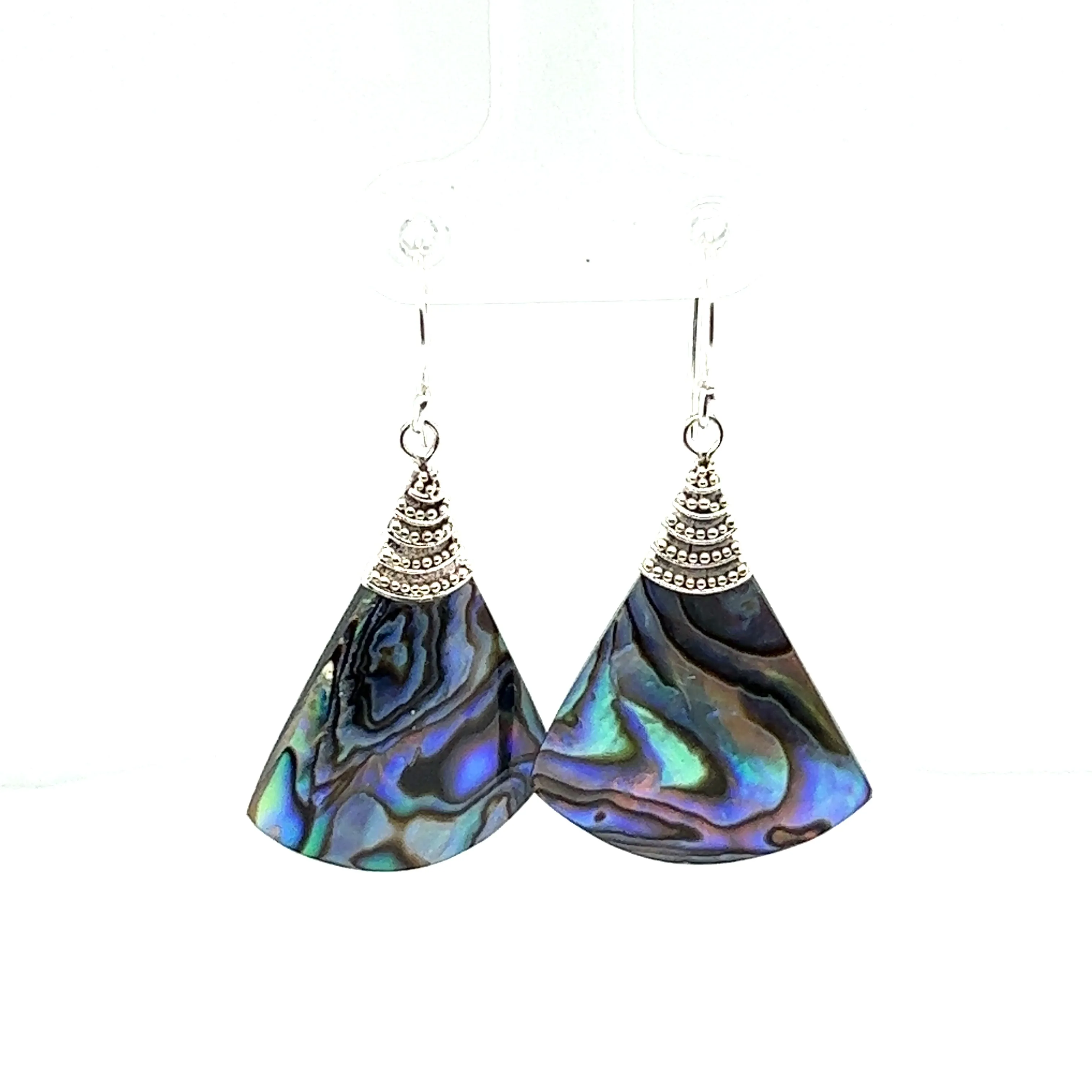 Abstract Abalone Earrings