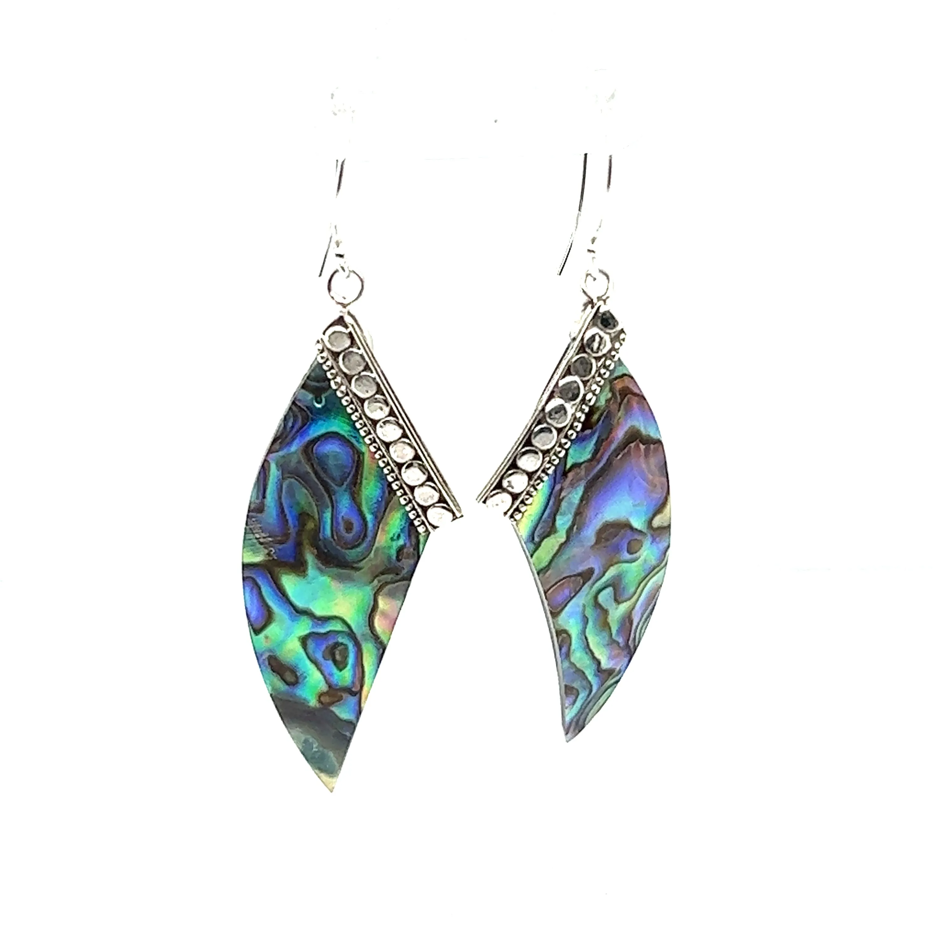 Abstract Abalone Earrings