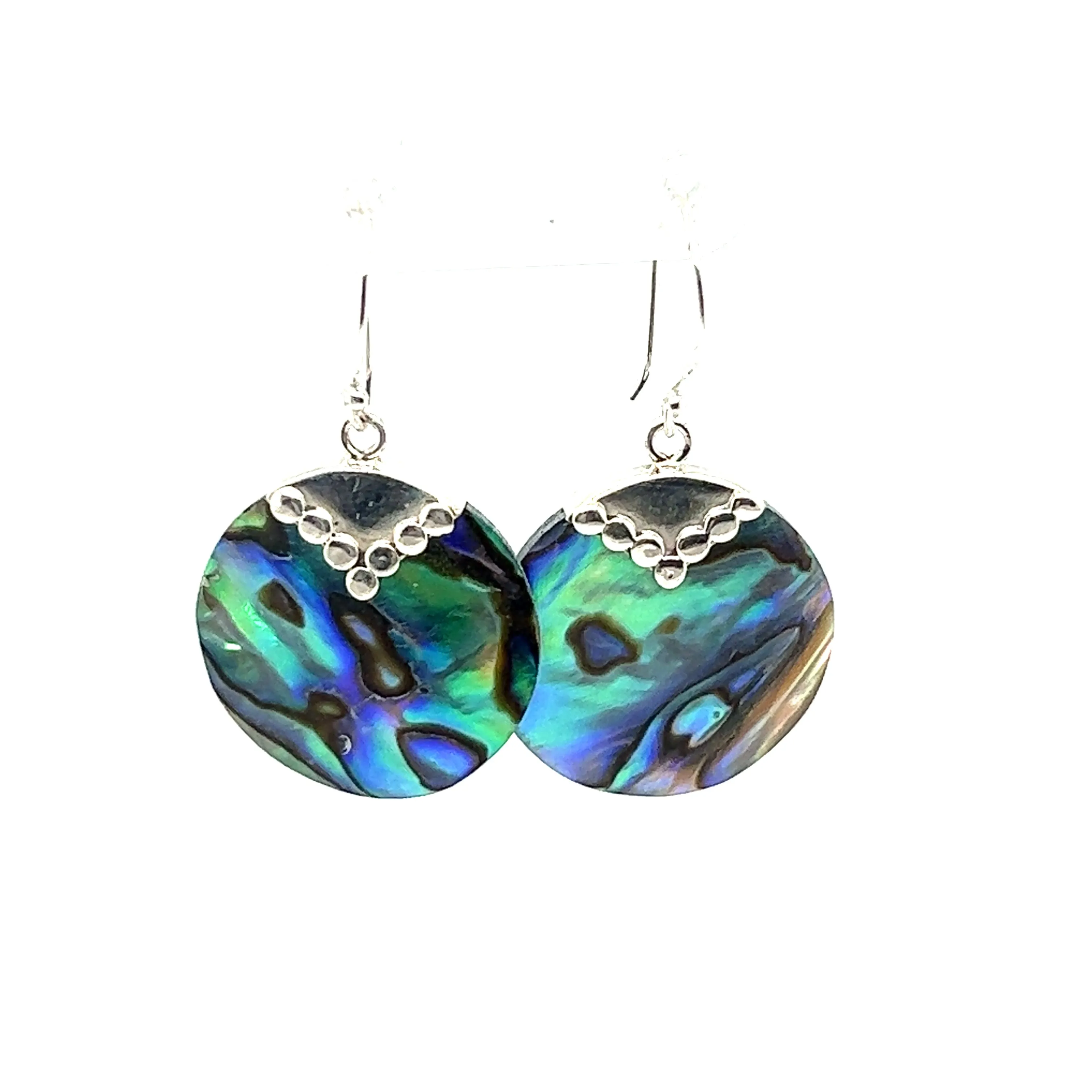 Abstract Abalone Earrings