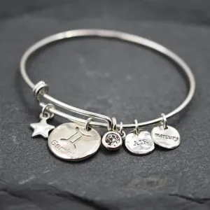 Adjustable Gemini Bangle
