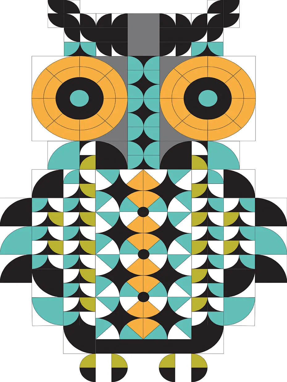 Adorable Modern Owl