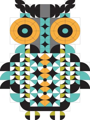 Adorable Modern Owl