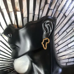 Africa Map outline Stud Earring