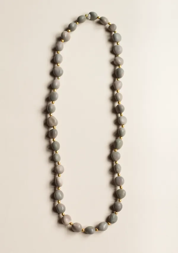 Alvellana & Gold Bead Necklace