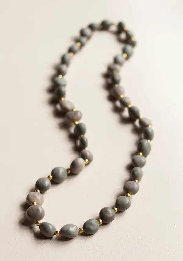 Alvellana & Gold Bead Necklace