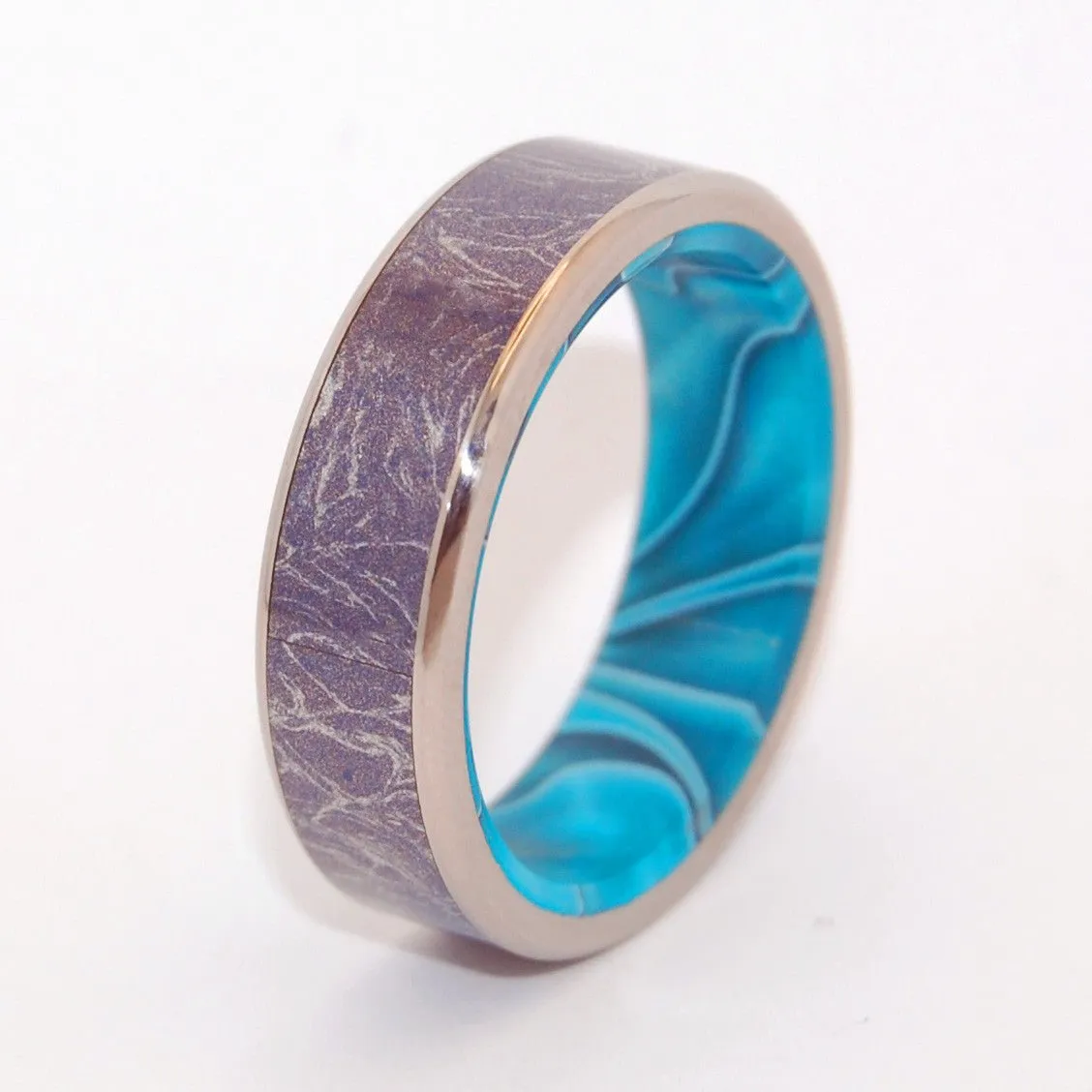 Amortentia | Men's Meteorite, Mokume Gane & Titanium Wedding Ring