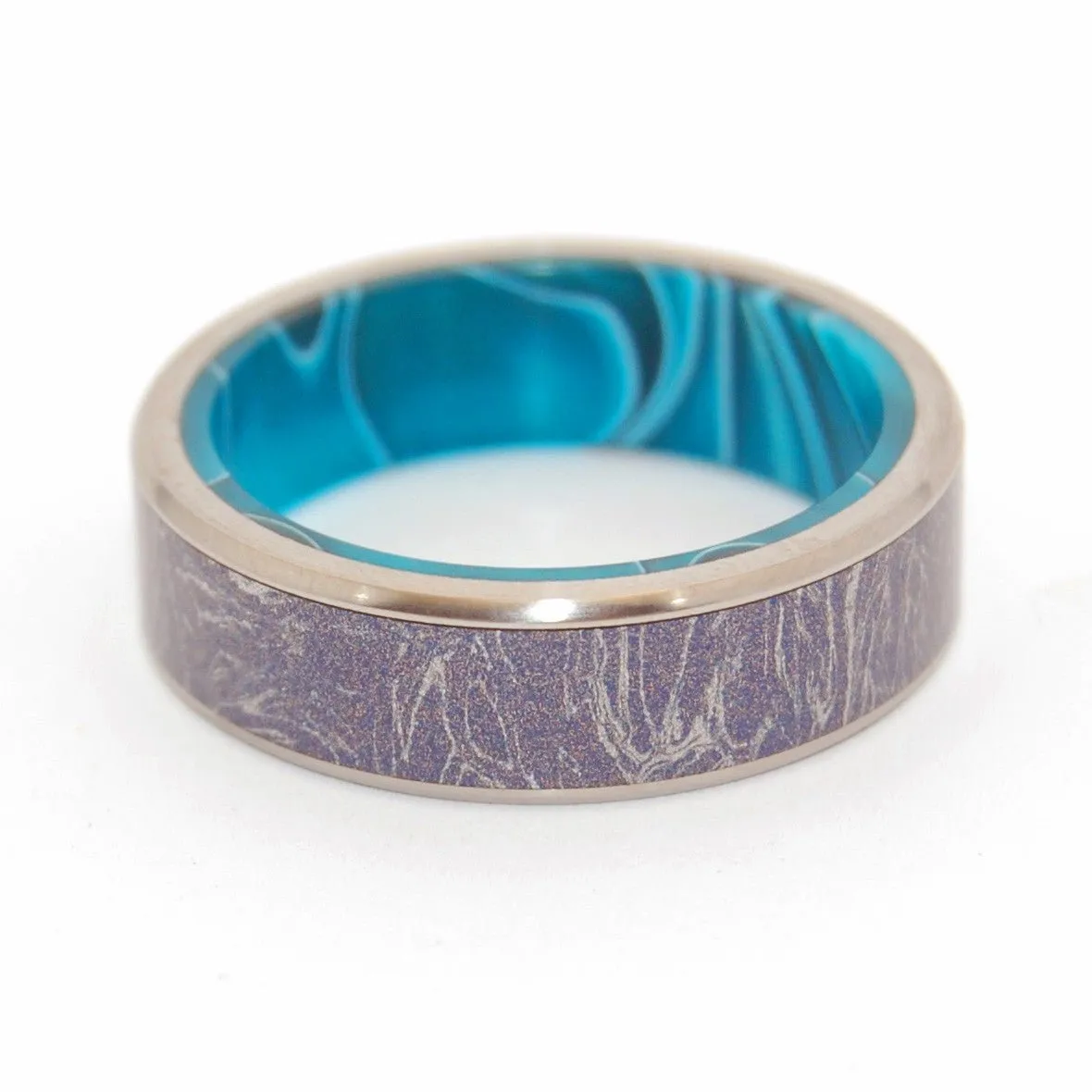 Amortentia | Men's Meteorite, Mokume Gane & Titanium Wedding Ring