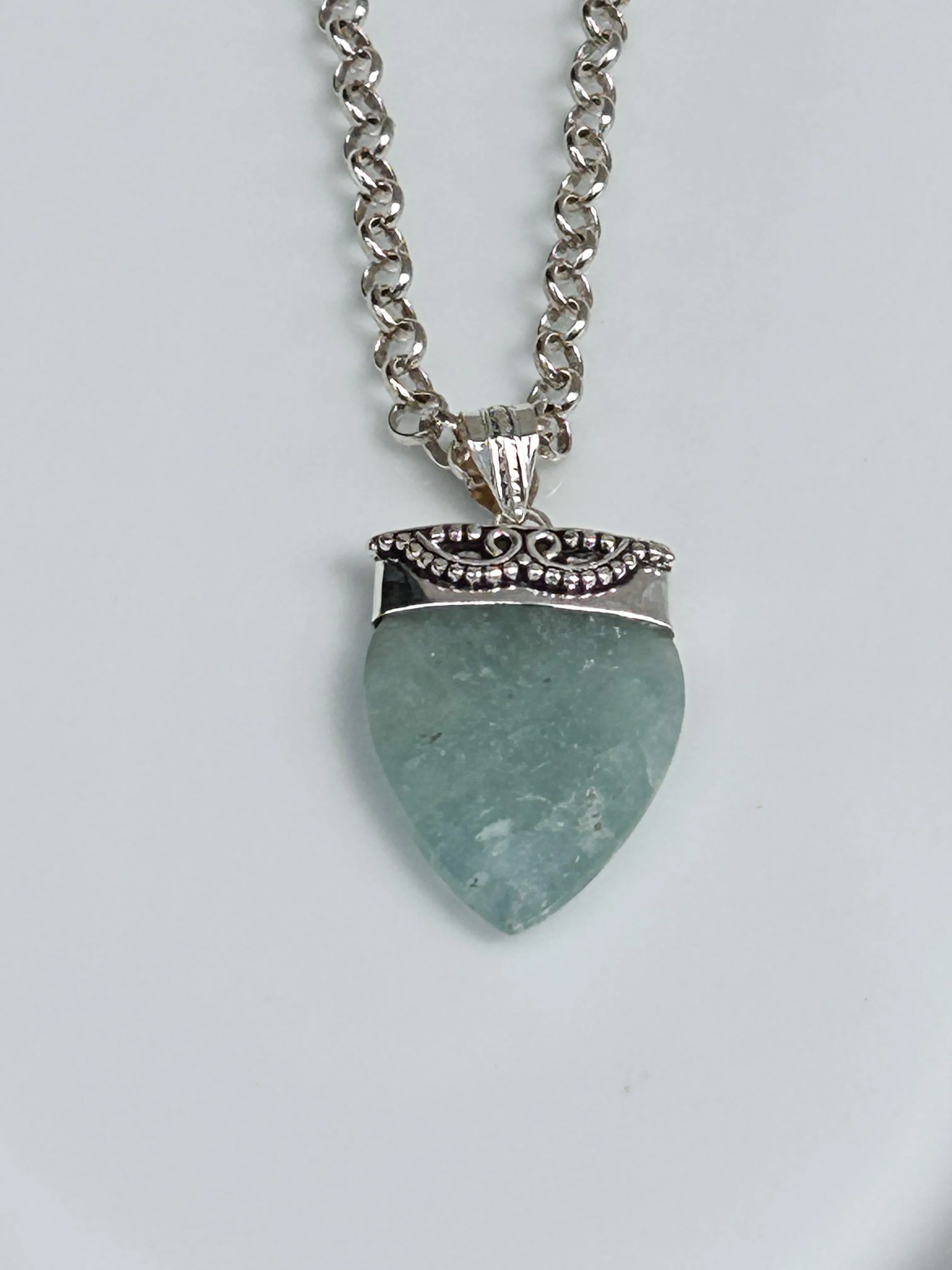 Aquamarine Shard Necklace