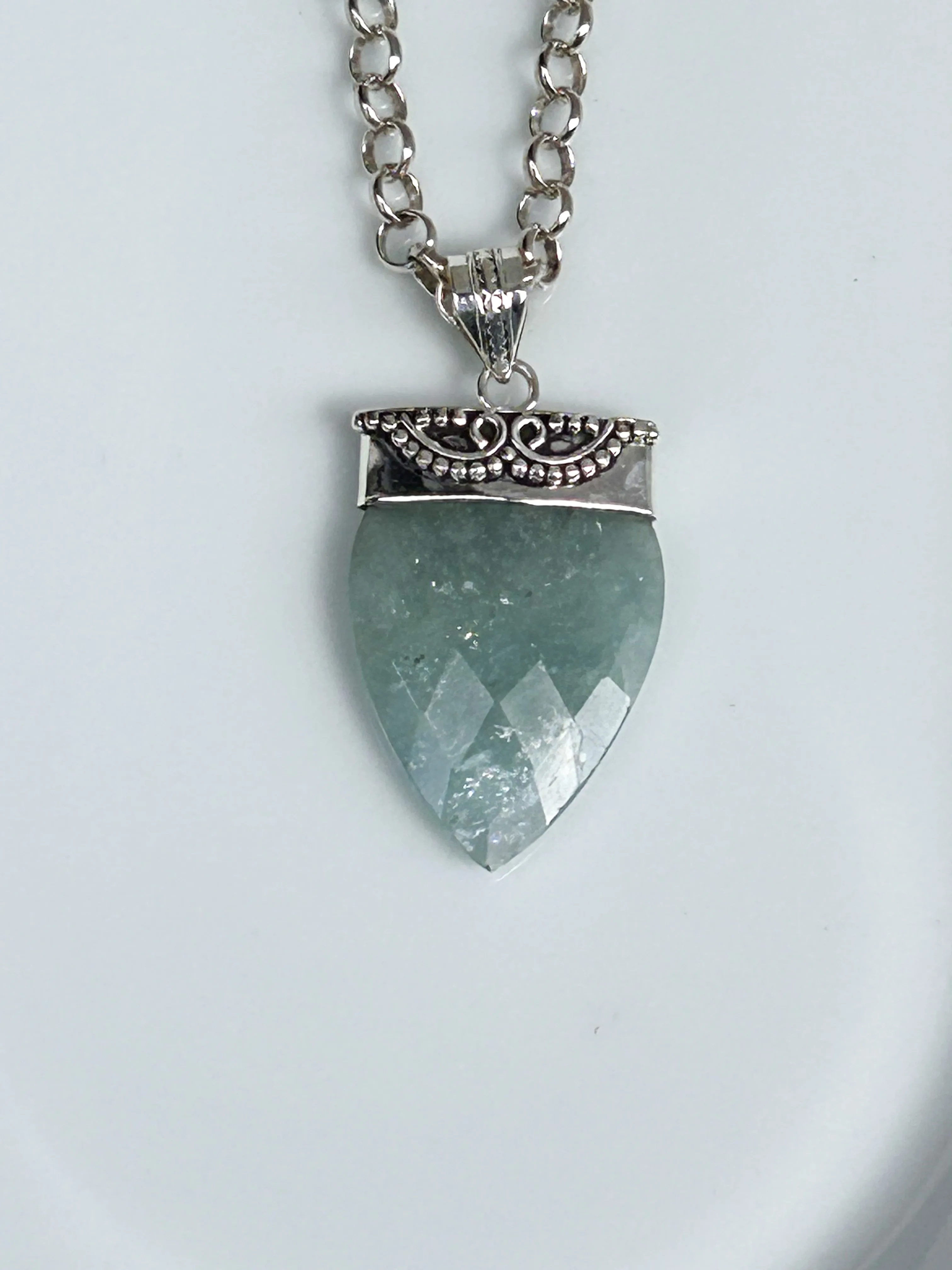 Aquamarine Shard Necklace