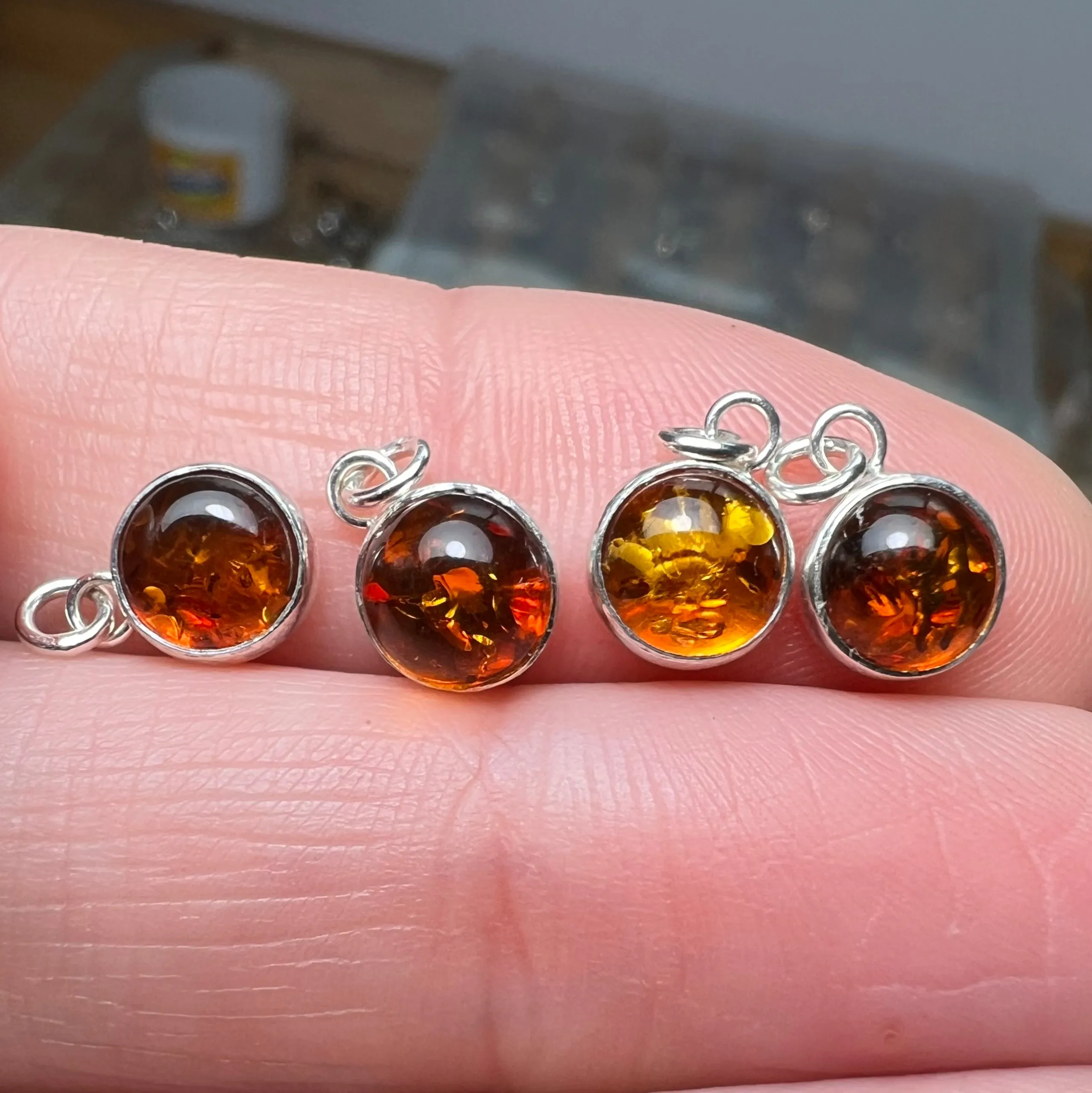 Baltic Amber Pendant for Women