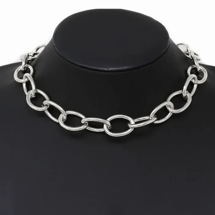 Basic Chain Short Necklace