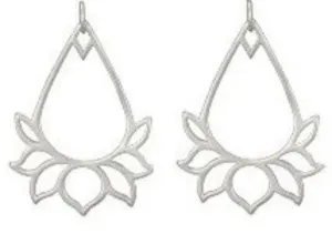 Beautiful  Lotus Earrings - Simple Beauty