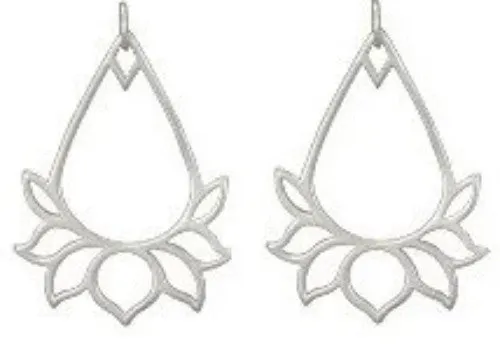 Beautiful  Lotus Earrings - Simple Beauty