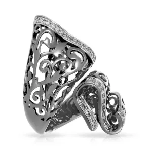Belle Etoile Antoinette Ring - Black Rhodium