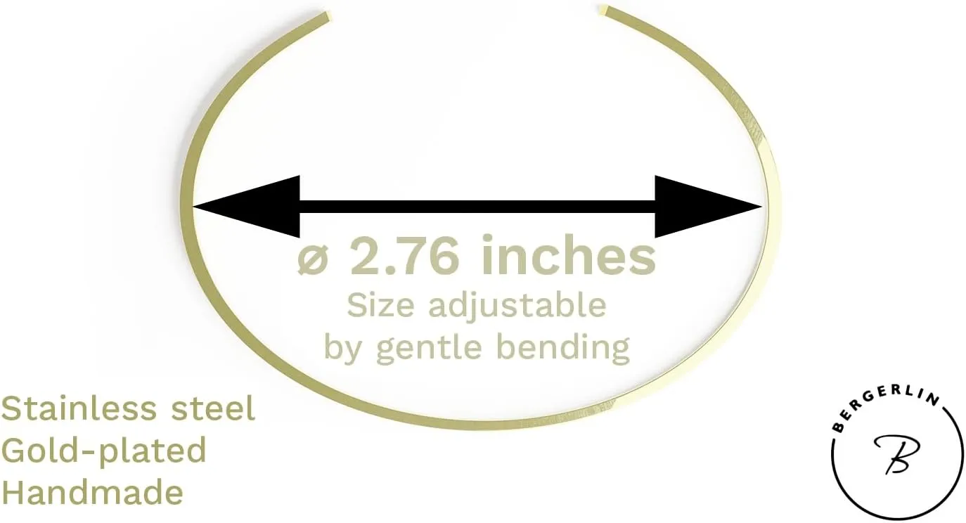 BERGERLIN Symbol Bangle with infinity, heart, anchor, goa, cross, tree of life, compass, clover, peace or yin yang - Sign Bracelet