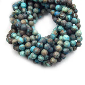 Blue Sky Calsilica Jasper Beads | Matte Round Calsilica Jasper Beads | 6mm 8mm 10mm