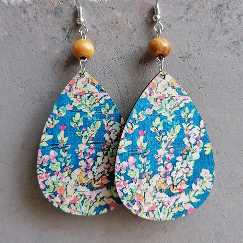 Boho Chic Artisanal Teardrop Earrings