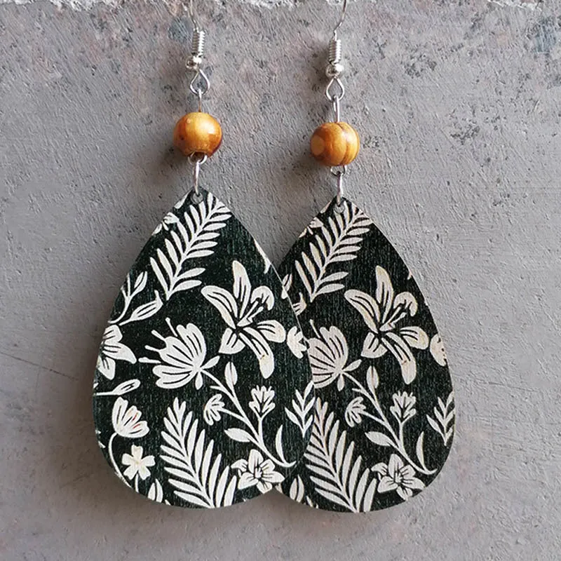 Boho Chic Artisanal Teardrop Earrings