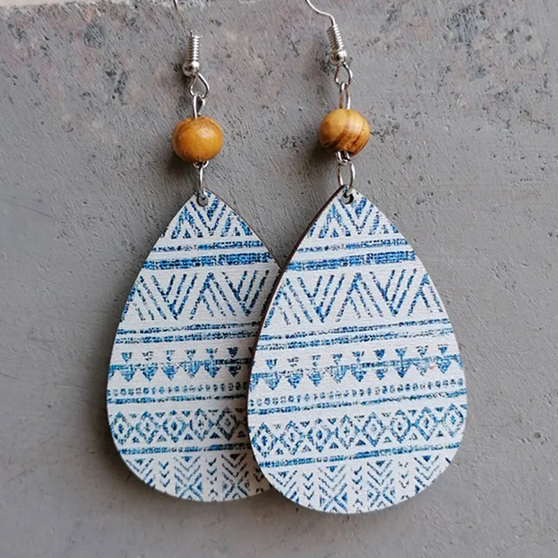 Boho Chic Artisanal Teardrop Earrings