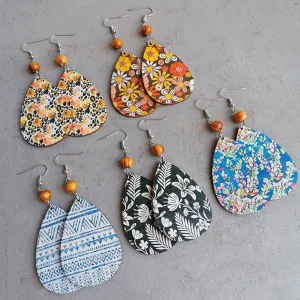 Boho Chic Artisanal Teardrop Earrings