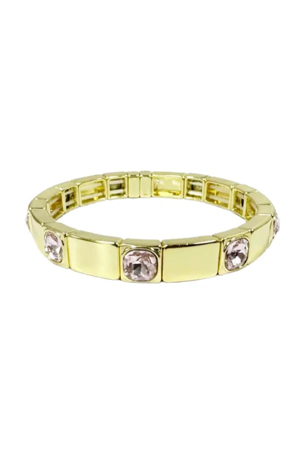 BRACELET - QUEENIE GOLD/PALE PINK