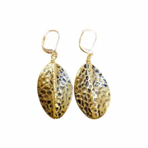 Brassy Drop Earrings