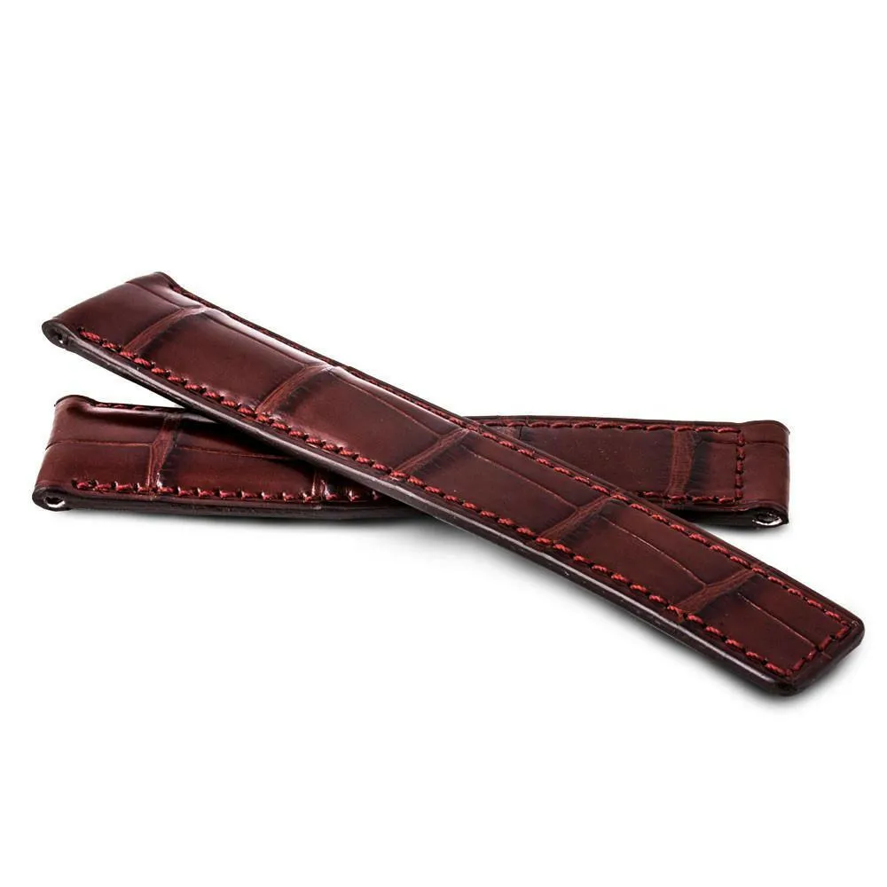 Breitling - Bracelet pour montre cuir - Alligator