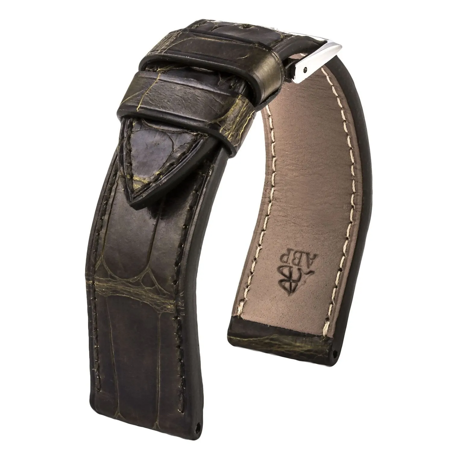 Breitling Transocean - Bracelet-montre cuir - Alligator (noir, vert, bleu)