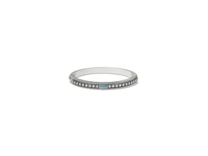 [Brighton] Pretty Tough Gem Hinged Bangle-Aqua