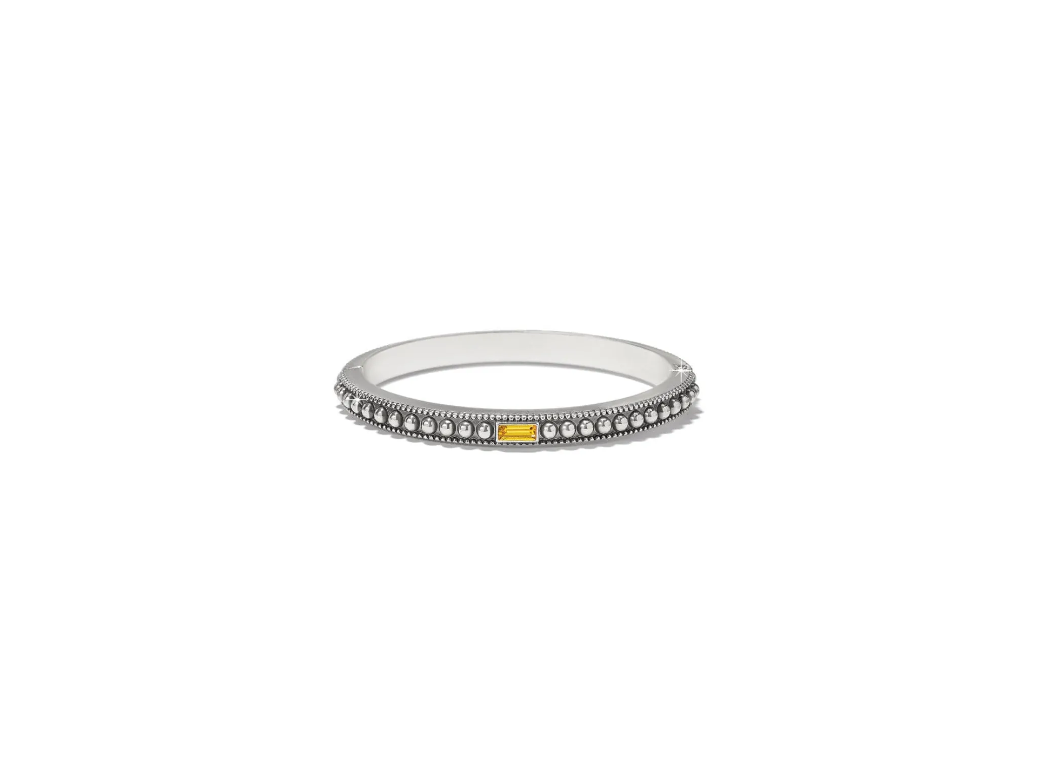 [Brighton] Pretty Tough Gem Hinged Bangle-Topaz
