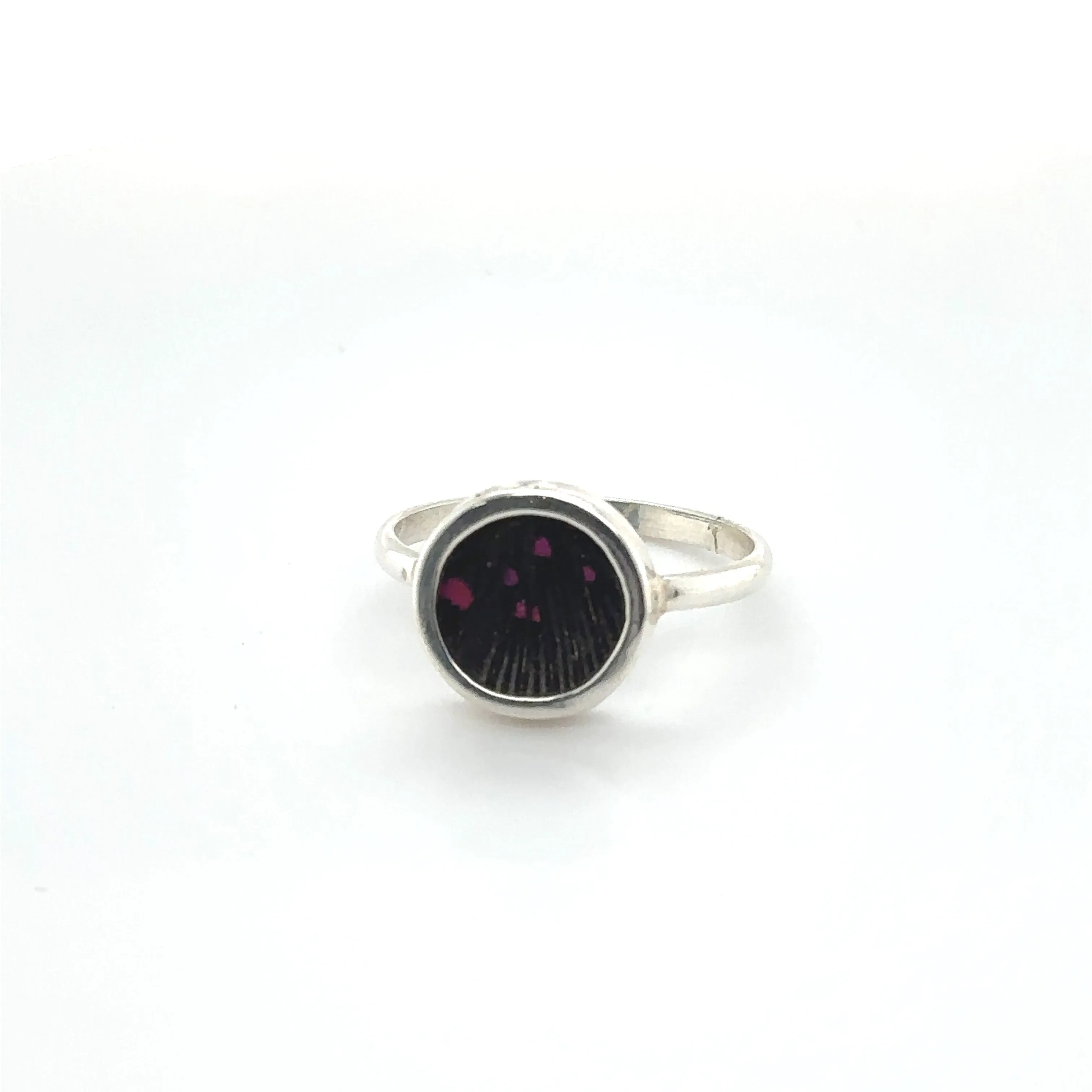 Butterfly Wing Rings in Circle Shape