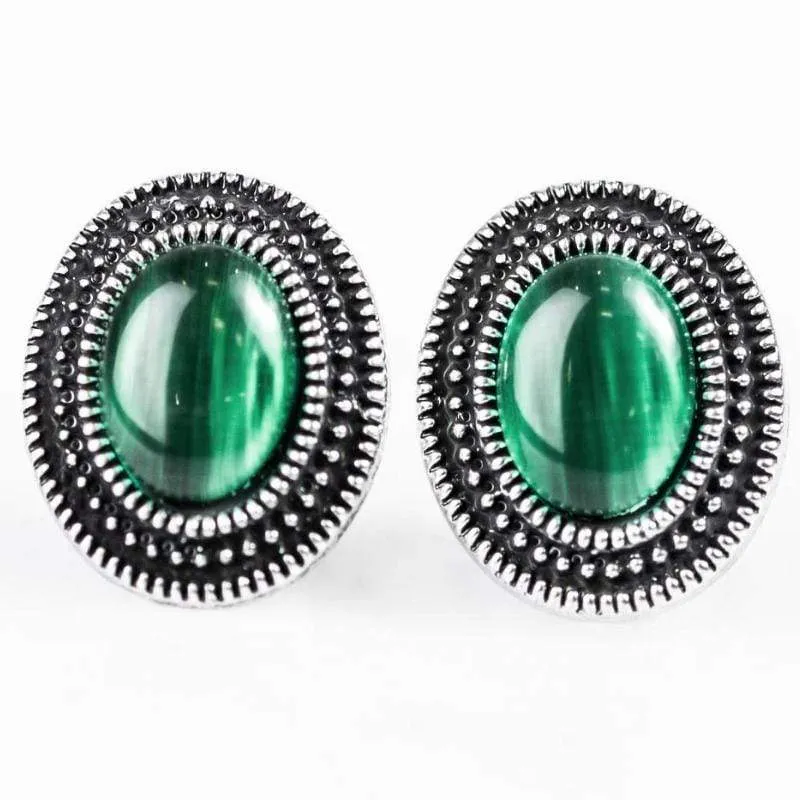 Carefree Cavalier Green Dainty Post Earrings