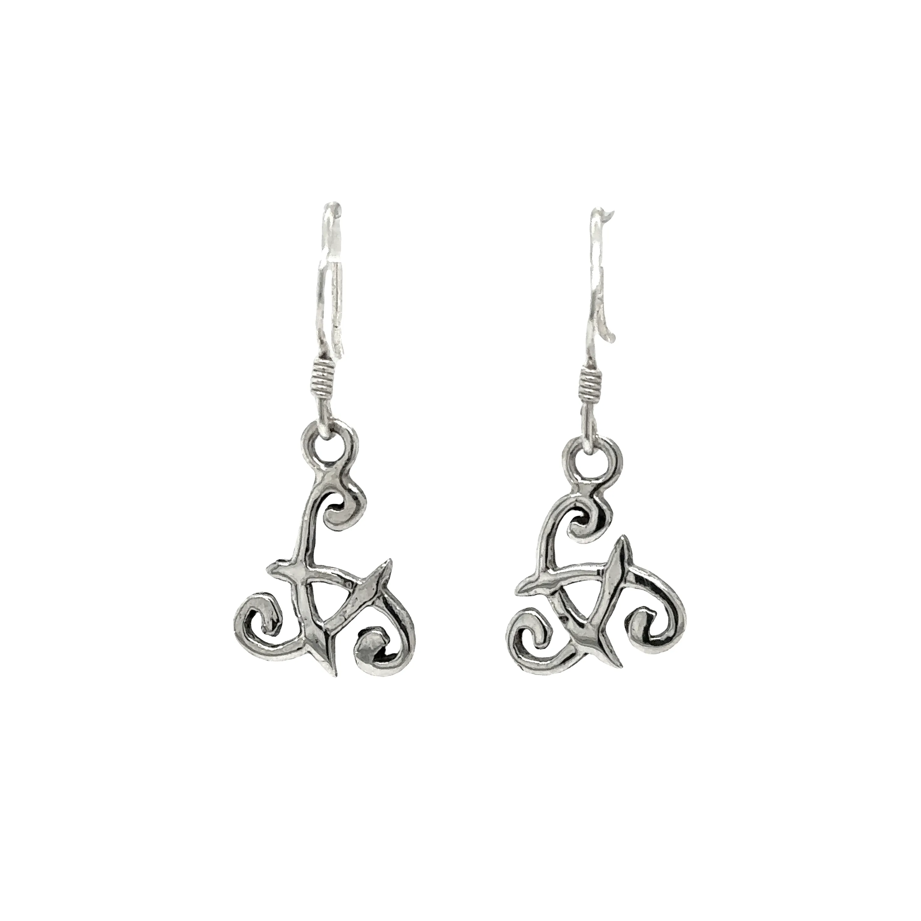 Celtic Triple Spiral Earrings