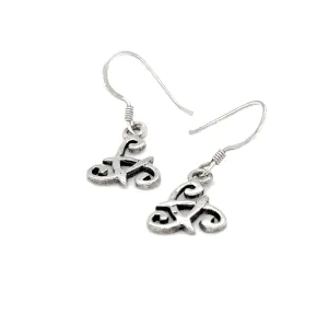 Celtic Triple Spiral Earrings