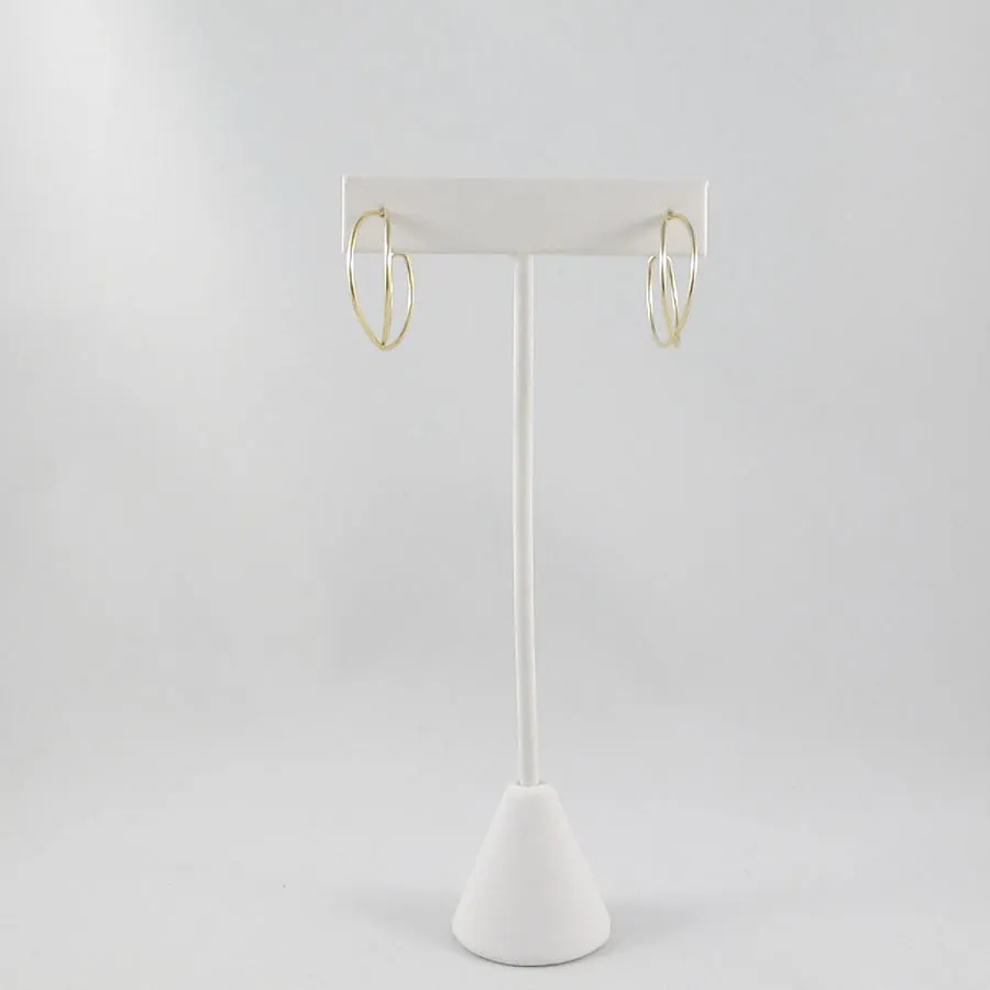 Chic Winds Twist Hoop Earrings