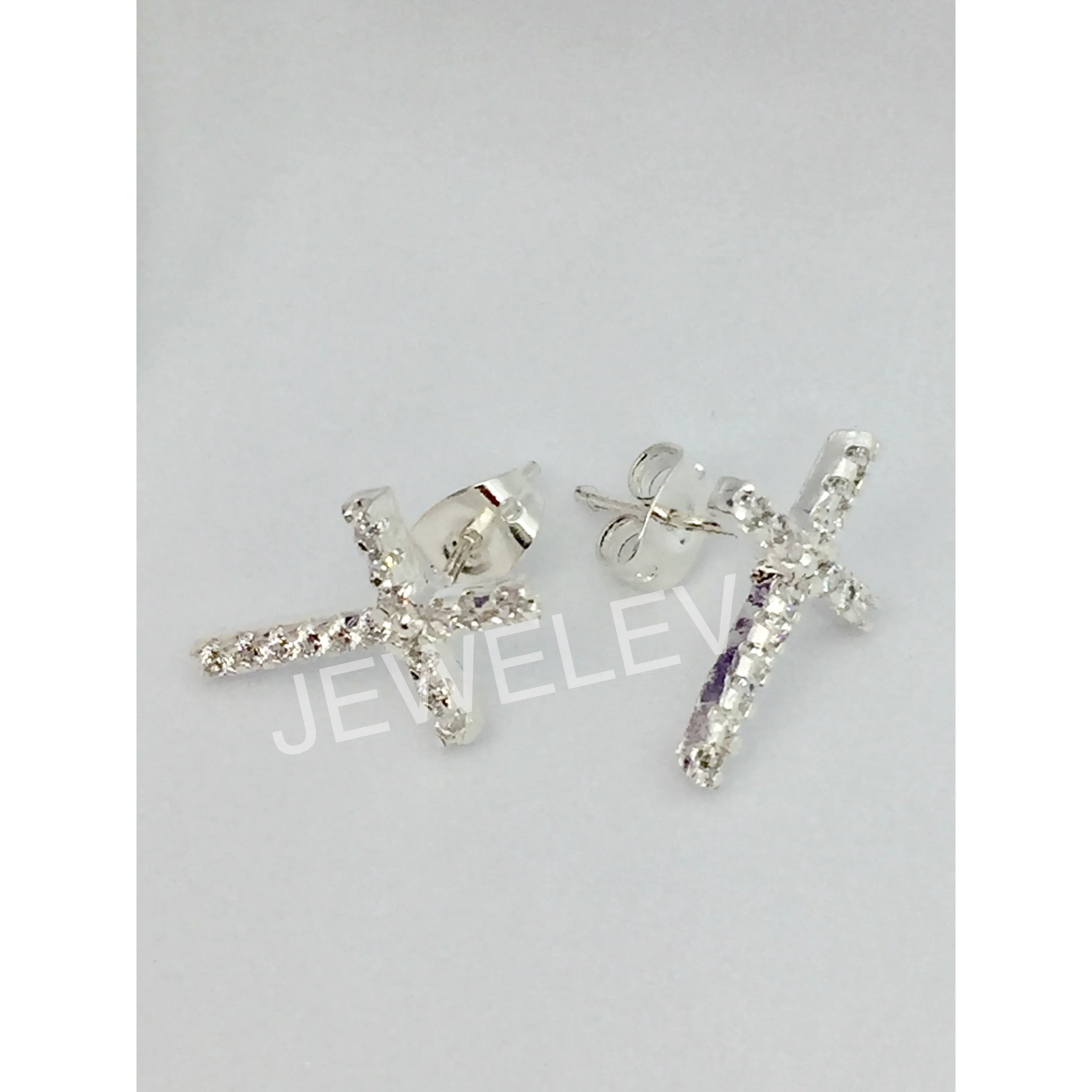 Cross With Zirconia Studs