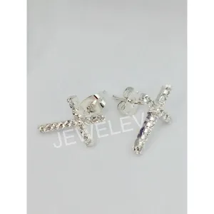 Cross With Zirconia Studs