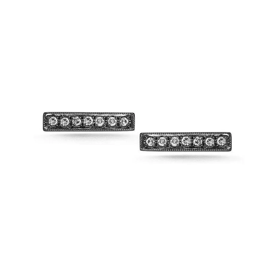 Dana Rebecca Sylvie Diamond Bar Earrings