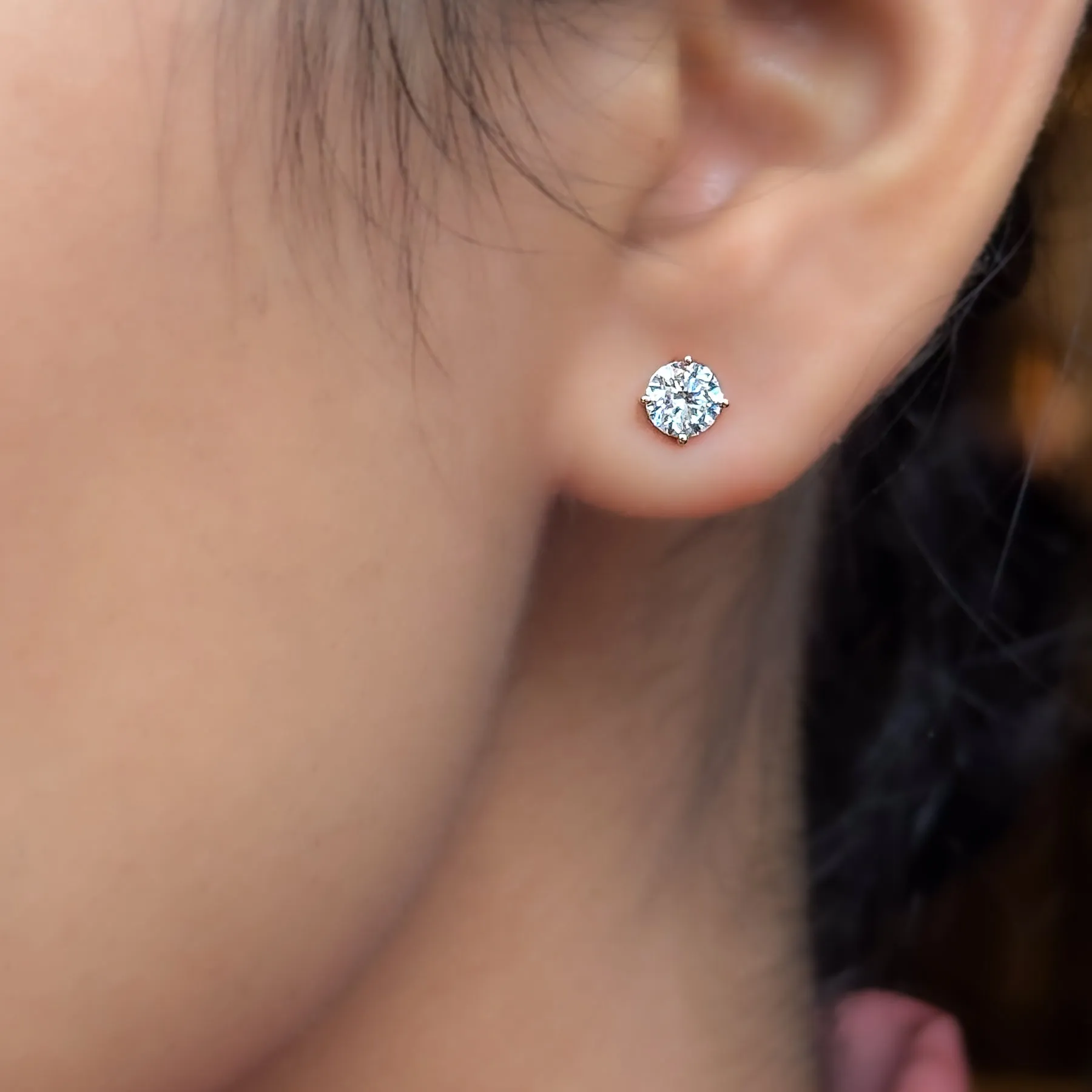 Diamond Stud Earrings