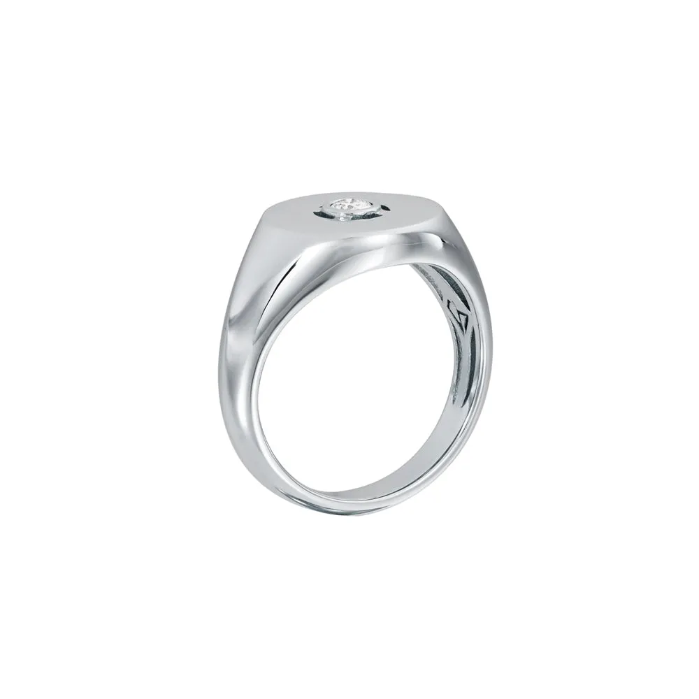 Discus Pinky Ring