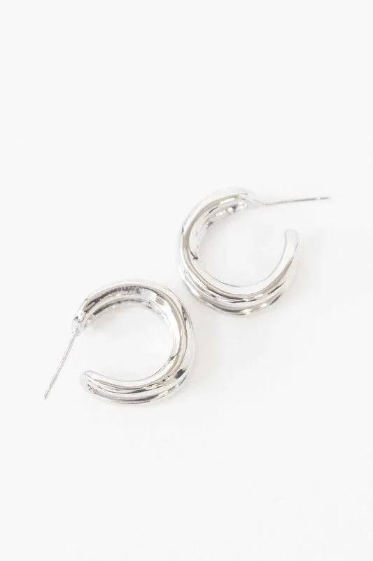 Duple Hoop Earrings