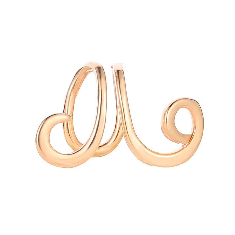 E1310 - Simple Alloy Geometric Earrings