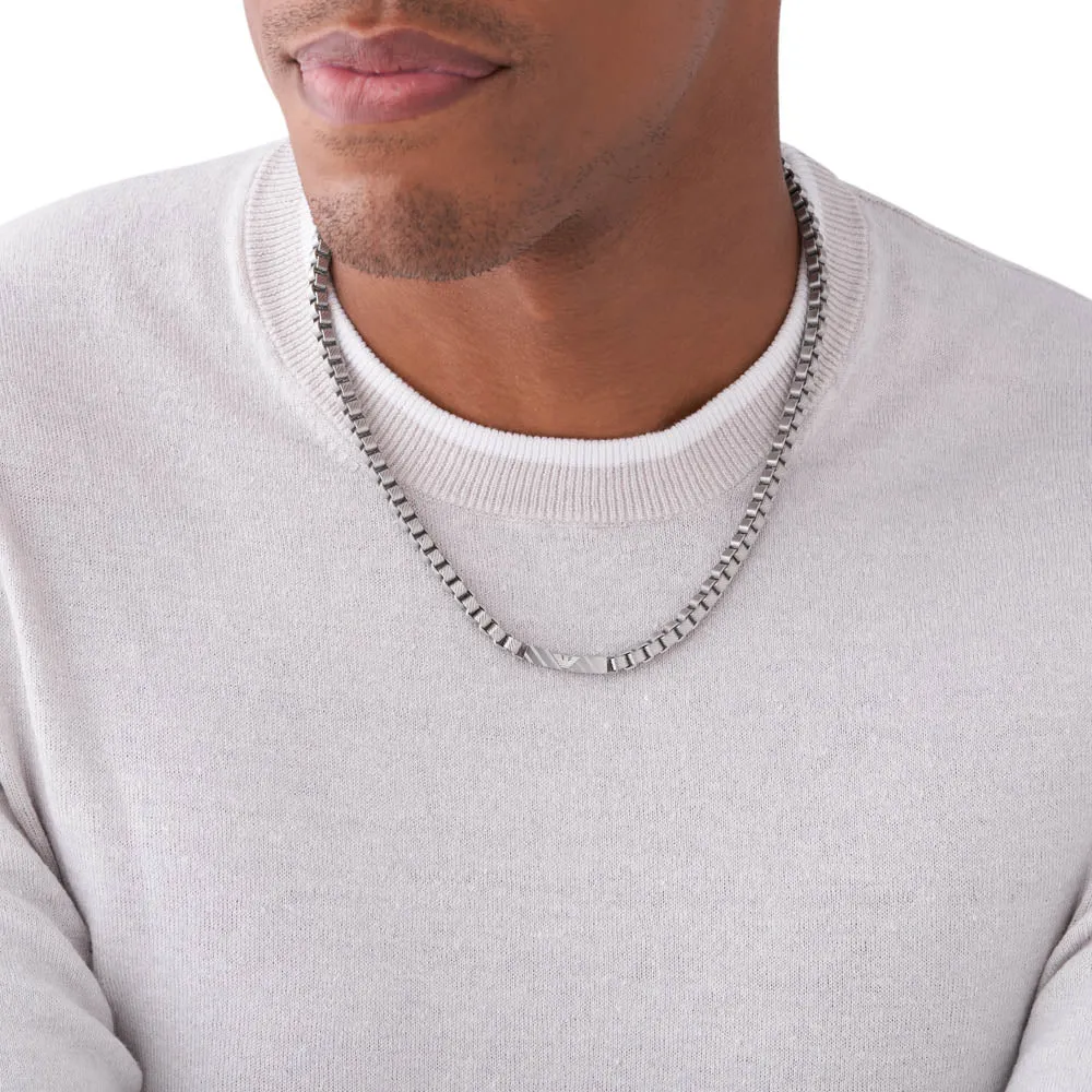Emporio Armani Stainless Steel ID Chain