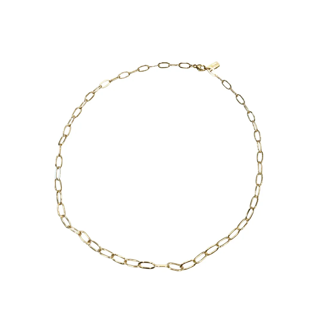 Erin Gray 14k Gold Filled Paperclip Large Links Necklace - 18"