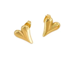 Fall In Love Heart Stud Earrings